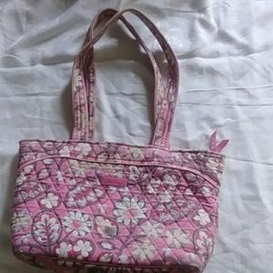 Vera Bradley pink floral purse.